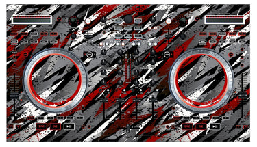 Numark NS 6 Skin Sparkasm Red